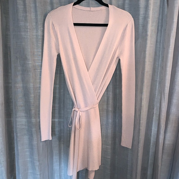 Diane Von Furstenberg Tops - Diane Von Furstenberg Blush Wrap Sweater